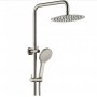 Kaya Brushed Nickel Twin Shower